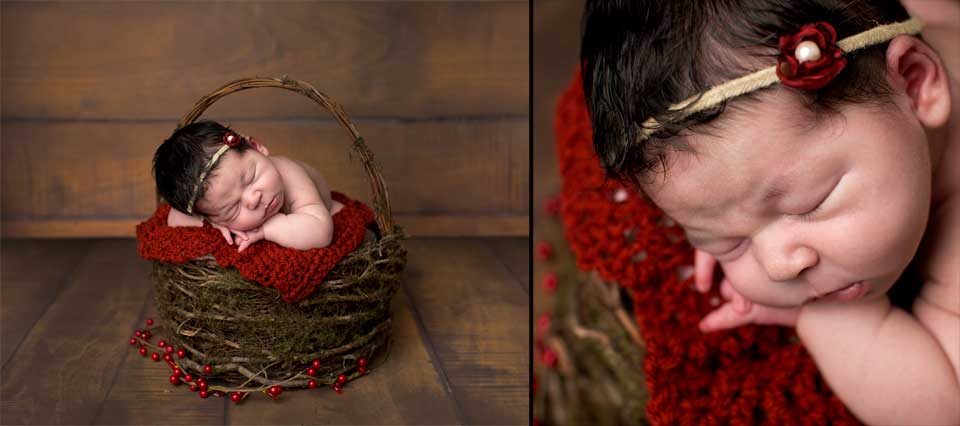 Natural newborn photos, rustic, organic props