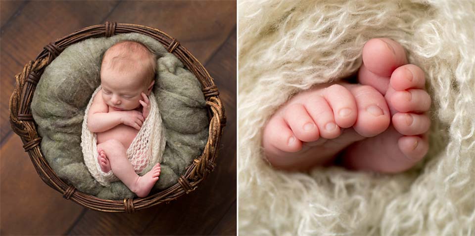 Professional newborn photoshoot, Orillia newborn baby