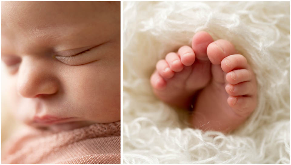 Newborn photography, little macro details