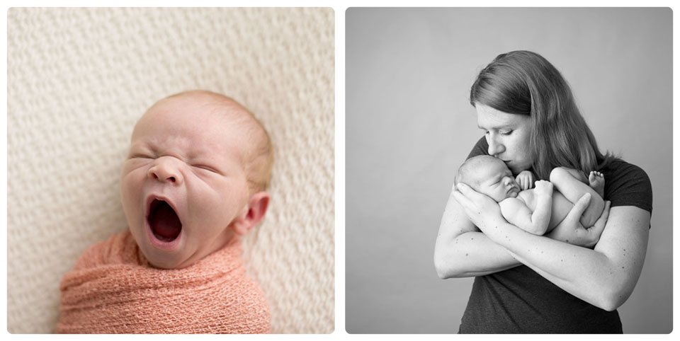 High quality newborn photos created in studio with Kelly Rawlinson Creative Photography