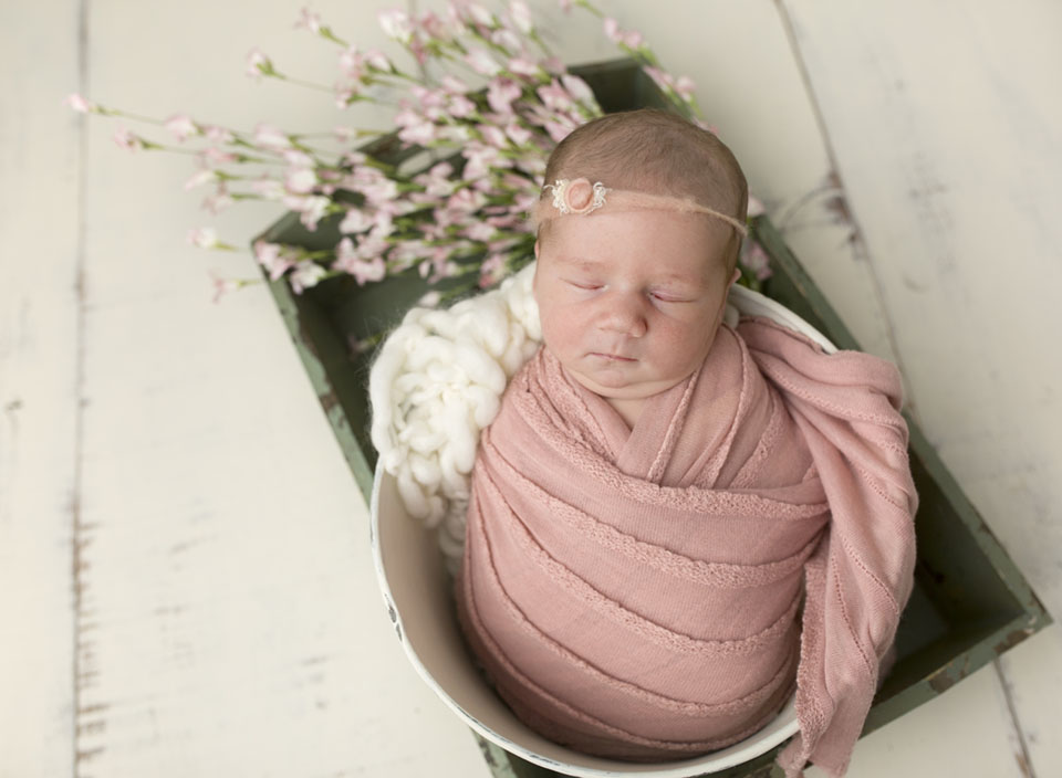 Baby picture created by Stouffville photographer