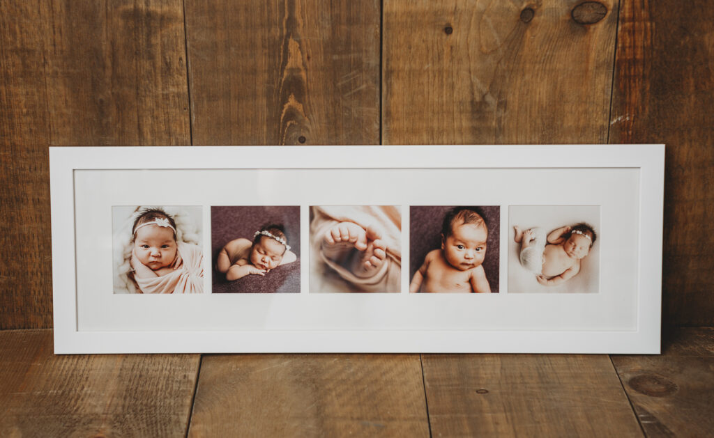 Custom artwork created by baby photographer, Kelly Rawlinson in Georgina, ON